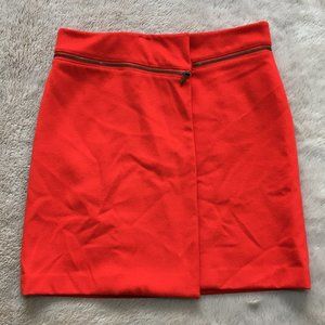 Tory Burch Brushed Wool Lined Mini Skirt 10